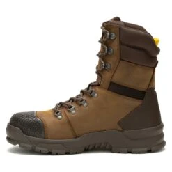 Men's CAT 8" Accomplice X Steel Toe Waterproof Boots -SafeStep Outfitters 3 650 cat accomplice x 8 steel toe waterproof boots real brown