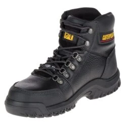 Men's CAT Outline Steel Toe Boots 35 Men's CAT Outline Steel Toe Boots -SafeStep Outfitters 3 650 cat outline steel toe black