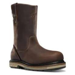 Men's Danner 11" Steel Yard Wellington Waterproof Boots -SafeStep Outfitters 3 650 danner 11 steel yard wellington waterproof boots brown