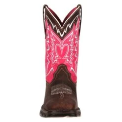 Women's Durango Lady Rebel Pink Ribbon Boots 12 Women's Durango Lady Rebel Pink Ribbon Boots -SafeStep Outfitters 3 650 durango lady rebel pink ribbon dark brown pink
