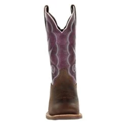 Women's Durango Lady Rebel Pro Ventilated Western Boots -SafeStep Outfitters 3 650 durango lady rebel pro ventilated western boots oiled brown plum
