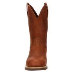 Men's Georgia 11" Mini-Lug Pull-On Boots -SafeStep Outfitters 3 650 georgia 11 mini lug pull on prarie chestnut