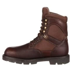 Men's Georgia 8" Homeland 600G Waterproof Boots -SafeStep Outfitters 3 650 georgia 8 homeland 600g waterproof brown