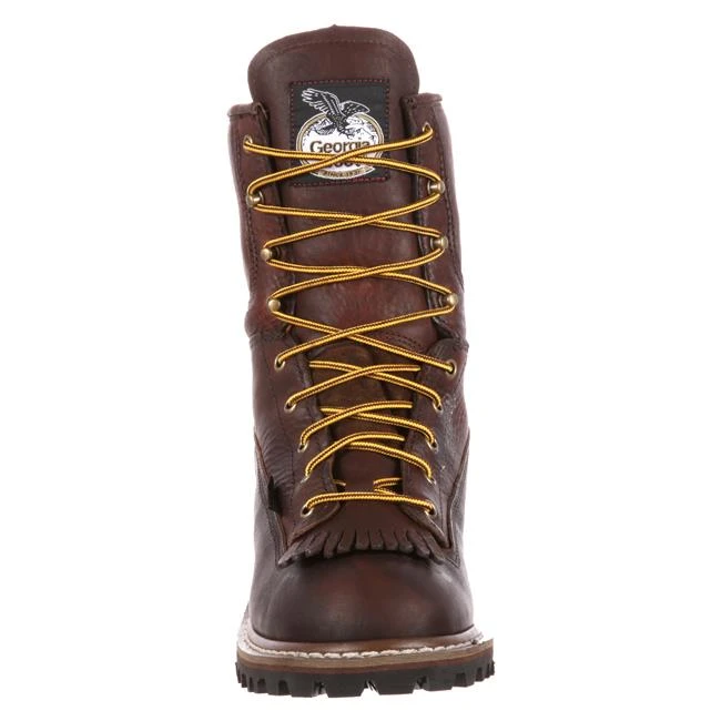Men's Georgia 8" Logger Waterproof Boots 6 Men's Georgia 8" Logger Waterproof Boots - Image 4