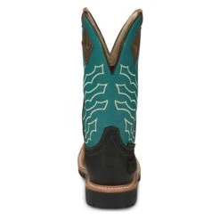Men's Justin Original Work Boots 12" Derrickman Steel Toe Waterproof -SafeStep Outfitters 3 650 justin original work boots 12 derrickman steel toe waterproof peanut wyoming turquoise crunch