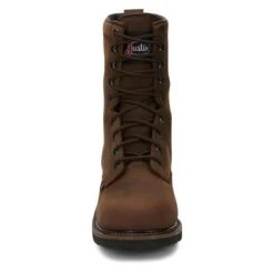 Men's Justin Original Work Boots 8" Drywall Round Toe Steel Toe Waterproof -SafeStep Outfitters 3 650 justin original work boots 8 drywall round toe steel toe waterproof wyoming peanut