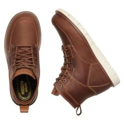 Men's Keen Utility 6" San Jose Boots -SafeStep Outfitters 3 650 keen utility 6 san jose gingerbread off white