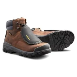 Men's Terra 6" Sentry External Met Guard Composite Toe Waterproof Boots -SafeStep Outfitters 3 650 terra 6 sentry external met guard composite toe waterproof boots brown