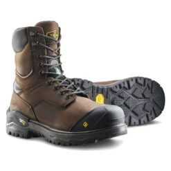 Men's Terra 8" Gantry LXI 400G Composite Toe Waterproof Boots -SafeStep Outfitters 3 650 terra 8 gantry lxi 400g composite toe waterproof boots dark brown