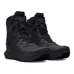 Men's Under Armour MG Valsetz Leather Side-Zip Waterproof Boots -SafeStep Outfitters 3 650 under armour mg valsetz leather side zip waterproof boots black
