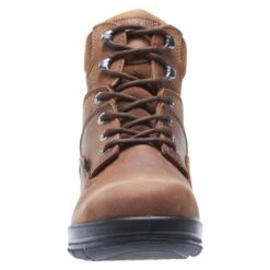 Men's Wolverine 6" Leather Durashocks Work Boots -SafeStep Outfitters 3 650 wolverine 6 leather durashocks work canyon