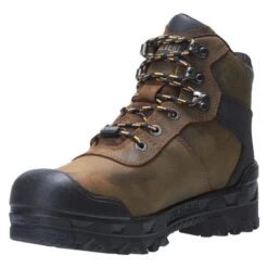 Men's Wolverine 6" Warrior Met Guard Waterproof Boots -SafeStep Outfitters 3 650 wolverine 6 warrior met guard waterproof boots dark coffee