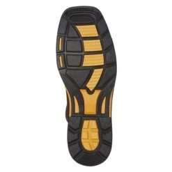 Men's Ariat 11" Workhog Wide Square Toe Boots -SafeStep Outfitters 4 650 ariat 11 workhog wide square toe dark earth brick