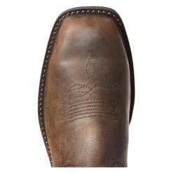 Men's Ariat Groundwork Wide Square Toe Waterproof Steel Toe Boots -SafeStep Outfitters 4 650 ariat groundwork wide square toe waterproof steel toe boots brown after dark