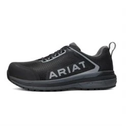 Women's Ariat Outpace Composite Toe -SafeStep Outfitters 4 650 ariat outpace composite toe black charcoal