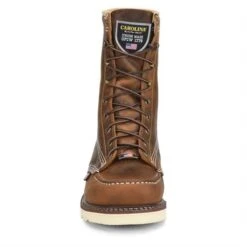 Men's Carolina 8" Domestic Moc Toe Wedge Boots 12 Men's Carolina 8" Domestic Moc Toe Wedge Boots -SafeStep Outfitters 4 650 carolina 8 domestic moc toe wedge boots dark brown