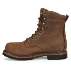 Men's Carolina 8" Installer Steel Toe Waterproof Boots -SafeStep Outfitters 4 650 carolina 8 installer steel toe waterproof boots brown