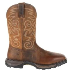 Men's Durango 11" Maverick XP Pull-On Steel Toe Waterproof Boots -SafeStep Outfitters 4 650 durango 11 maverick xp pull on steel toe waterproof burly brown
