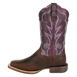 Women's Durango Lady Rebel Pro Ventilated Western Boots -SafeStep Outfitters 4 650 durango lady rebel pro ventilated western boots oiled brown plum