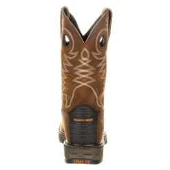 Men's Georgia 10" Carbo-Tec Square Toe Pull-On Alloy Toe Waterproof Boots -SafeStep Outfitters 4 650 georgia 10 carbo tec square toe pull on alloy toe waterproof brown