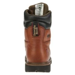 Men's Georgia 8" Internal Met Steel Toe Boots -SafeStep Outfitters 4 650 georgia 8 internal met steel toe briar brown