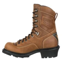 Men's Georgia Comfort Core Logger Composite Toe Waterproof Boots -SafeStep Outfitters 4 650 georgia comfort core logger composite toe waterproof brown