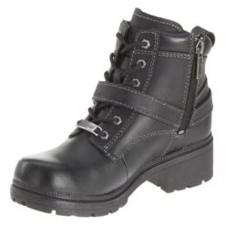 Women's Harley Davidson Tegan Side-Zip Boots 17 Women's Harley Davidson Tegan Side-Zip Boots -SafeStep Outfitters 4 650 harley davidson tegan side zip black