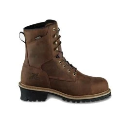 Men's Irish Setter 8" Mesabi Logger Steel Toe Waterproof Boots -SafeStep Outfitters 4 650 irish setter 8 mesabi logger steel toe waterproof brown