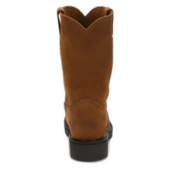 Men's Justin Original Work Boots 10" Conductor Round Toe -SafeStep Outfitters 4 650 justin original work boots 10 conductor round toe aged bark