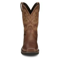 Men's Justin Original Work Boots 11" Handler Square Toe Composite Toe 14 Men's Justin Original Work Boots 11" Handler Square Toe Composite Toe -SafeStep Outfitters 4 650 justin original work boots 11 handler square toe composite toe tan tail