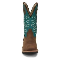 Men's Justin Original Work Boots 12" Derrickman Steel Toe Waterproof -SafeStep Outfitters 4 650 justin original work boots 12 derrickman steel toe waterproof peanut wyoming turquoise crunch