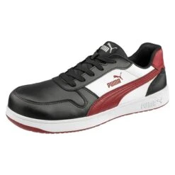 Men's Puma Safety Frontcourt Composite Toe -SafeStep Outfitters 4 650 puma safety frontcourt composite toe black white red
