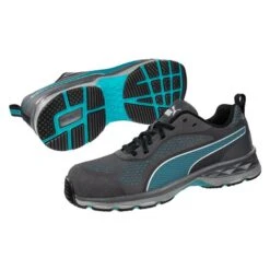 Women's Puma Safety Fuse Knit Low 2.0 EH Composite Toe -SafeStep Outfitters 4 650 puma safety fuse knit low 2 0 eh composite toe gray blue