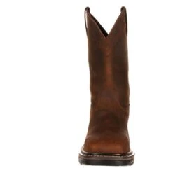 Men's Rocky 11" Original Ride Steel Toe Boots -SafeStep Outfitters 4 650 rocky 11 original ride steel toe dark brown