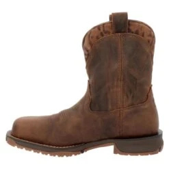 Men's Rocky 8" Rosemary Western Composite Toe Waterproof Boots -SafeStep Outfitters 4 650 rocky 8 rosemary western composite toe waterproof boots brown