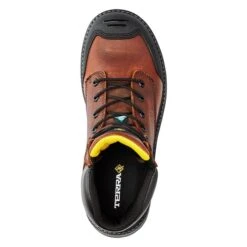 Men's Terra 6" Patton Composite Toe Waterproof Boots -SafeStep Outfitters 4 650 terra 6 patton composite toe waterproof boots brown