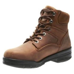 Men's Wolverine 6" Leather Durashocks Work Steel Toe Boots 17 Men's Wolverine 6" Leather Durashocks Work Steel Toe Boots -SafeStep Outfitters 4 650 wolverine 6 leather durashocks work steel toe dark brown