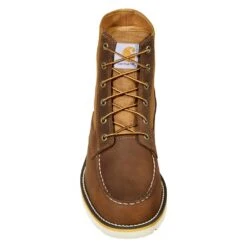 Men's Carhartt 6" Wedge Moc Toe Boots 14 Men's Carhartt 6" Wedge Moc Toe Boots -SafeStep Outfitters 5 1001 carhartt 6 wedge moc toe boots brown leather tan duck