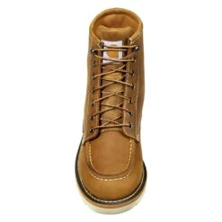 Women's Carhartt 6" Wedge Moc Toe Waterproof Boots -SafeStep Outfitters 5 1001 carhartt 6 wedge moc toe waterproof boots light bison oil tanned