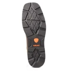 Men's Ariat Groundwork Wide Square Toe Waterproof Steel Toe Boots -SafeStep Outfitters 5 650 ariat groundwork wide square toe waterproof steel toe boots brown after dark