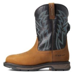 Men's Ariat Workhog XT BOA Composite Toe Boots -SafeStep Outfitters 5 650 ariat workhog xt boa composite toe boots aged bark black