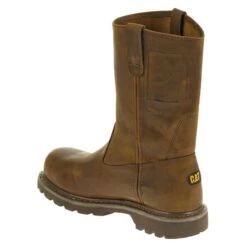 Women's CAT Revolver Steel Toe Boots -SafeStep Outfitters 5 650 cat revolver steel toe dark beige