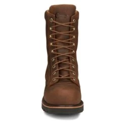 Men's Chippewa Boots 8" Valdor Logger Composite Toe Waterproof -SafeStep Outfitters 5 650 chippewa boots 8 valdor logger composite toe waterproof brown