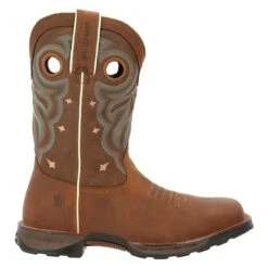 Women's Durango Maverick Steel Toe Waterproof Western Work Boots -SafeStep Outfitters 5 650 durango maverick steel toe waterproof western work boots rugged tan