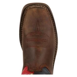 Men's Durango Rebel Flag Steel Toe Boots -SafeStep Outfitters 5 650 durango rebel flag steel toe dark brown texas flag