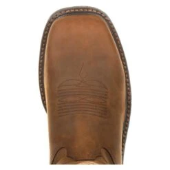 Men's Georgia 10" Carbo-Tec Square Toe Pull-On Alloy Toe Waterproof Boots -SafeStep Outfitters 5 650 georgia 10 carbo tec square toe pull on alloy toe waterproof brown