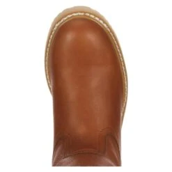 Men's Georgia 10" Wedge Wellington Pull-On Boots -SafeStep Outfitters 5 650 georgia 10 wedge wellington pull on barracuda gold