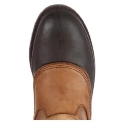 Men's Georgia 12" Mud Dog Comfort Core Pull-On Boots -SafeStep Outfitters 5 650 georgia 12 mud dog comfort core pull on mississippi brown