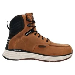 Men's Georgia 6" DuraBlend Sport Moc-Toe Composite Toe Waterproof Boots -SafeStep Outfitters 5 650 georgia 6 durablend sport moc toe composite toe waterproof boots barracuda