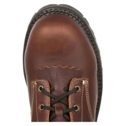 Men's Georgia AMP LT Logger Composite Toe Waterproof Boots -SafeStep Outfitters 5 650 georgia amp lt logger composite toe waterproof brown